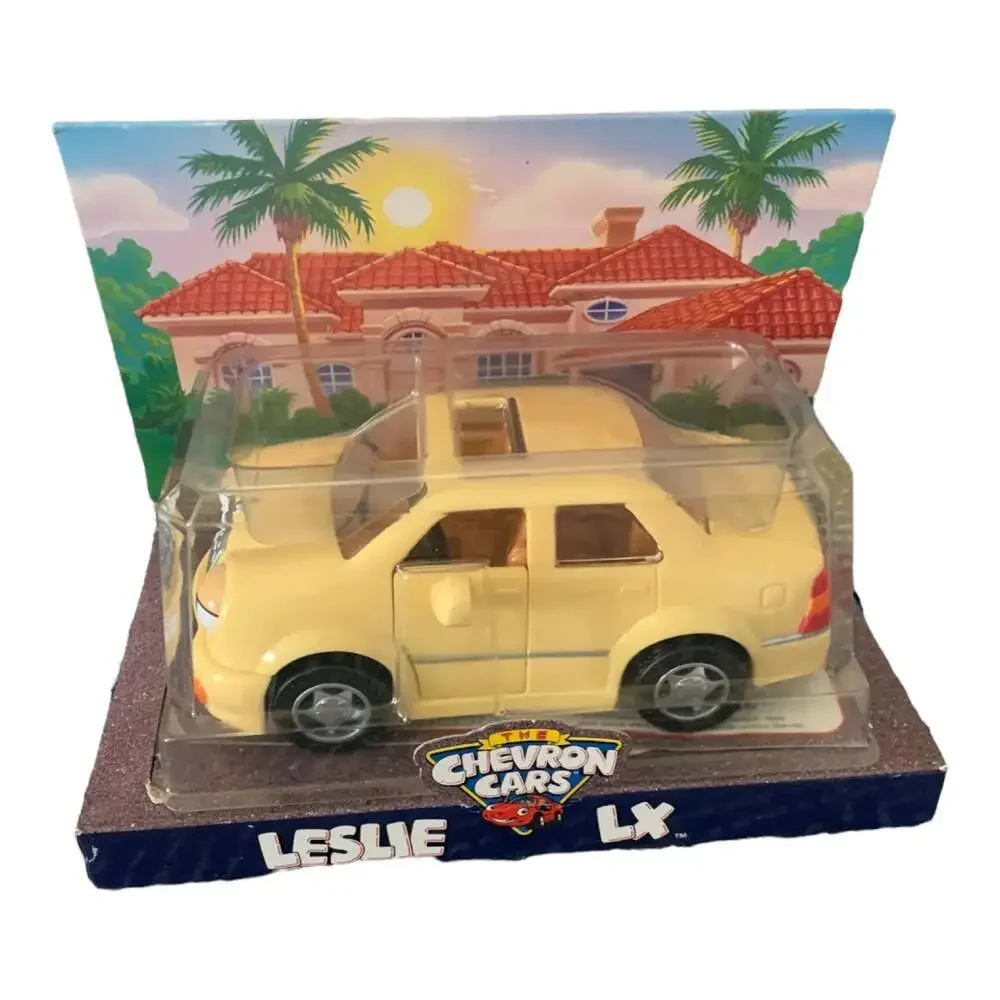The chevron cars Leslie lx toy car vintage new in box